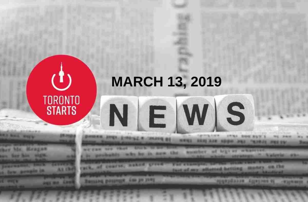 Startup News and Events – March 13, 2019