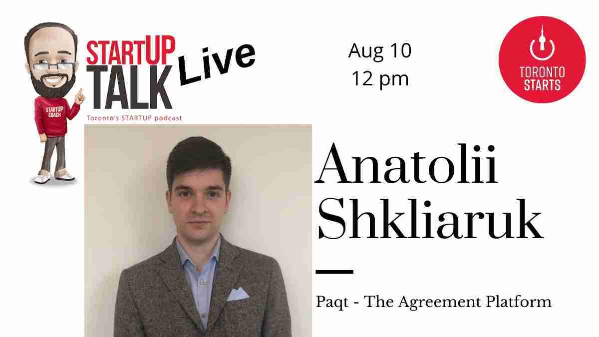 Startup Talk Live with PAQT The Agreement Platform