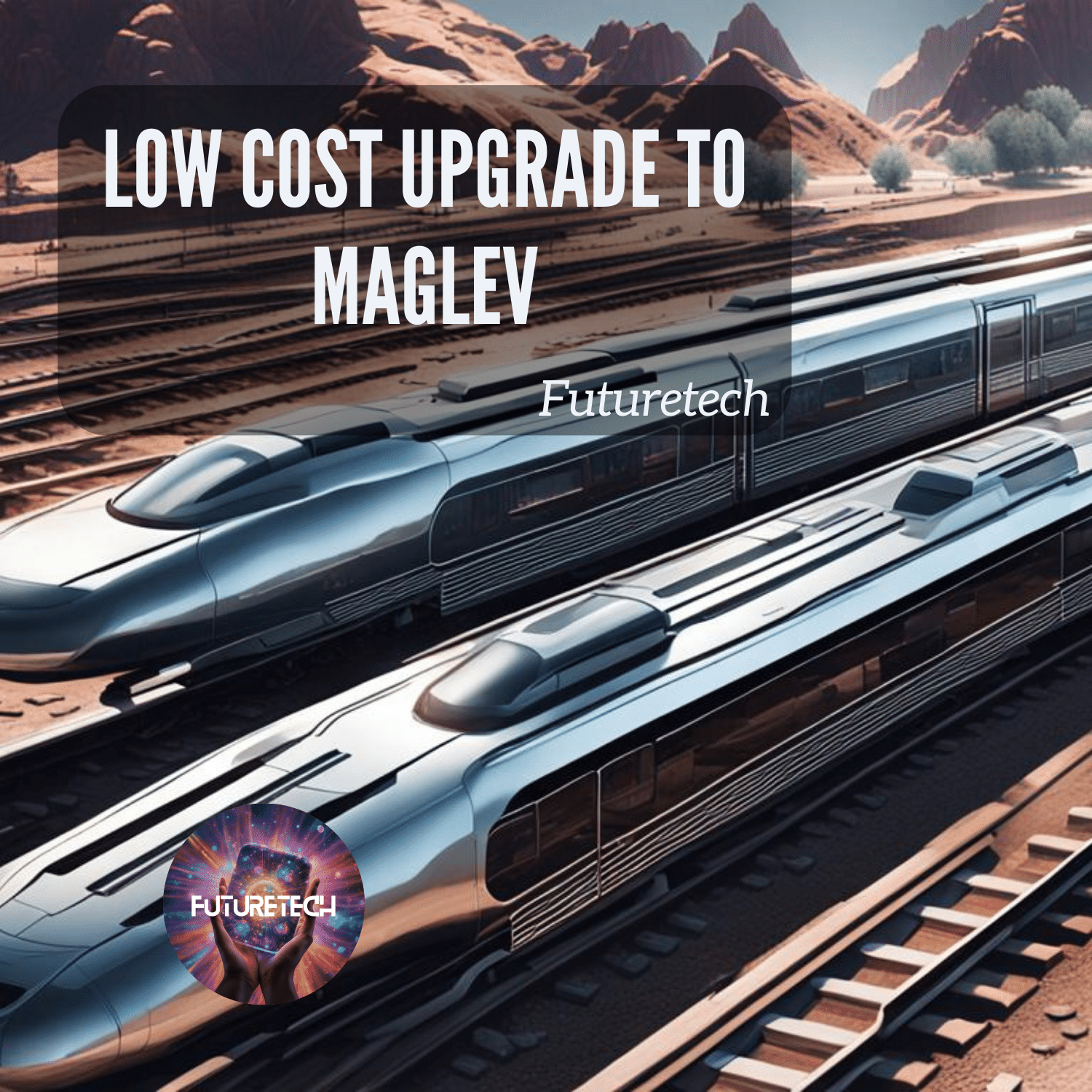Low Cost MagLev on Regular Tracks